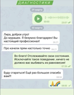 Отзывы по услуге Диагностика Души